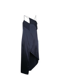 Темно-синее платье-комбинация от Dion Lee