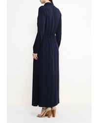 Темно-синее платье-макси от Baon
