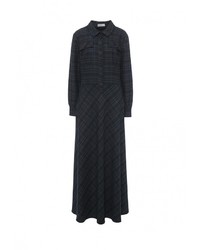 Темно-синее платье-макси от Bezko