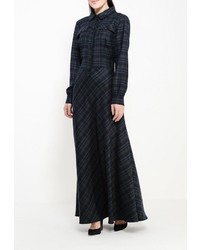 Темно-синее платье-макси от Bezko