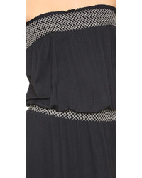 Темно-синее платье-макси от Soft Joie