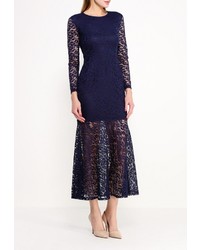 Темно-синее платье-макси от Gregory