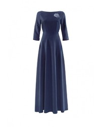 Темно-синее платье-макси от Ksenia Knyazeva