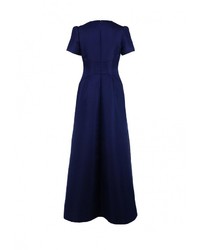 Темно-синее платье-макси от LAMANIA