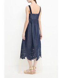 Темно-синее платье-макси от Liu Jo Jeans