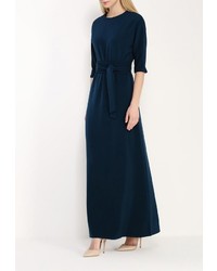 Темно-синее платье-макси от MADMILK