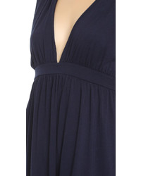 Темно-синее платье-макси от Bobi