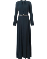 Темно-синее платье-макси от MICHAEL Michael Kors