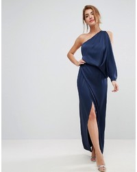 Темно-синее платье-макси от Asos