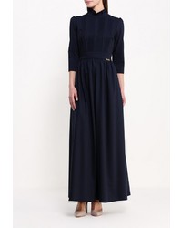 Темно-синее платье-макси от Piena
