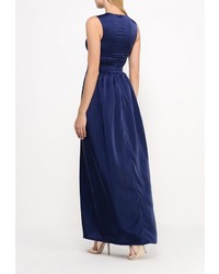 Темно-синее платье-макси от Tutto Bene