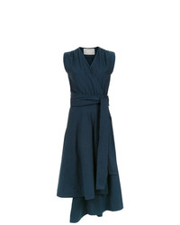 Темно-синее платье-миди от Lilly Sarti