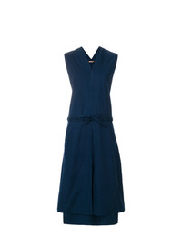 Темно-синее платье-миди от Nehera