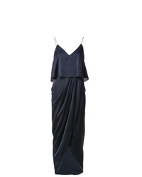 Темно-синее платье-миди от Shona Joy