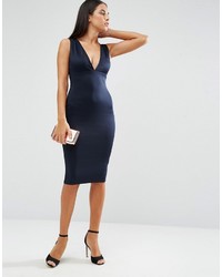 Темно-синее платье-миди от AX Paris