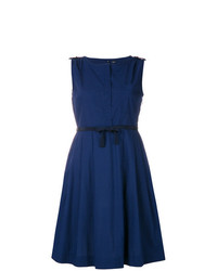 Темно-синее платье-миди от Woolrich