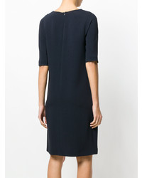 Темно-синее платье прямого кроя от 'S Max Mara