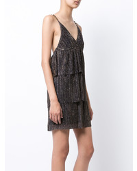 Темно-синее платье прямого кроя от Haney