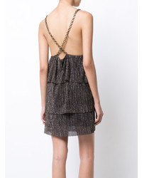 Темно-синее платье прямого кроя от Haney