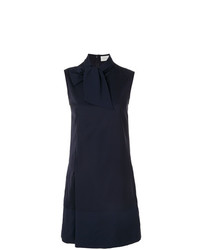 Темно-синее платье прямого кроя от Victoria Victoria Beckham