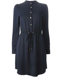 Темно-синее платье-рубашка от MICHAEL Michael Kors