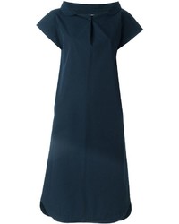 Темно-синее платье-рубашка от Societe Anonyme