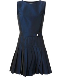 Темно-синее платье с плиссированной юбкой от Viktor & Rolf