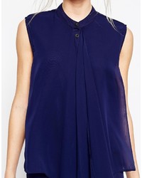 Темно-синее платье с принтом от Religion