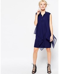 Темно-синее платье с принтом от Religion