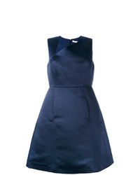 Темно-синее платье с пышной юбкой от Halston Heritage