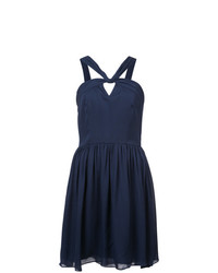 Темно-синее платье с пышной юбкой от L'Agence
