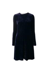 Темно-синее платье с пышной юбкой от Stella McCartney