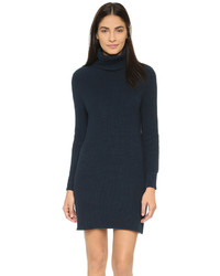 Темно-синее платье-свитер от 525 America