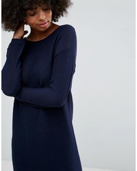 Темно-синее платье-свитер от Asos