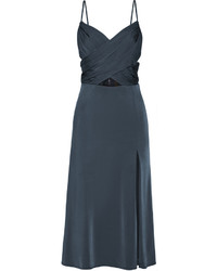 Темно-синее платье-футляр с вырезом от Cushnie et Ochs