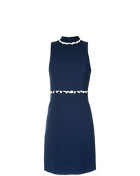 Темно-синее платье-футляр от Nk