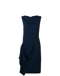 Темно-синее платье-футляр от P.A.R.O.S.H.