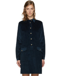 Темно-синее платье от A.P.C.