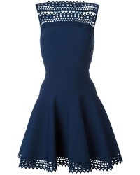Темно-синее платье от Alaia