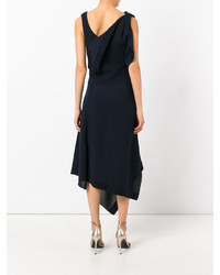 Темно-синее платье от Victoria Beckham