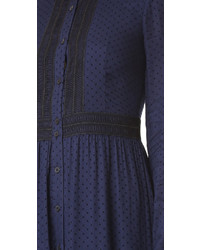 Темно-синее платье от Shoshanna