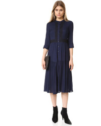 Темно-синее платье от Shoshanna