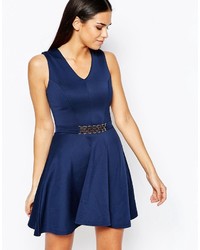 Темно-синее платье от Club L