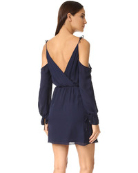 Темно-синее платье от Haute Hippie