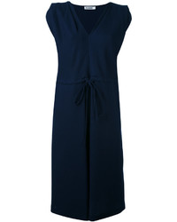 Темно-синее платье от Jil Sander