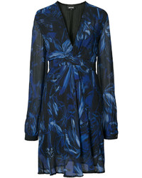 Темно-синее платье от Just Cavalli