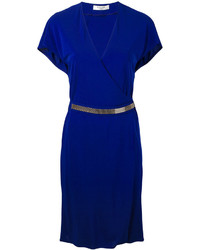 Темно-синее платье от Lanvin