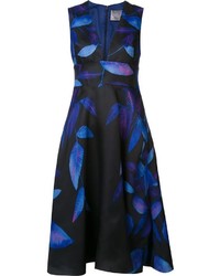 Темно-синее платье от Lela Rose