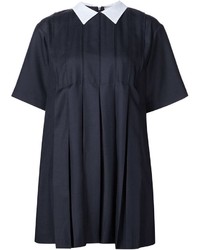 Темно-синее платье от MAISON KITSUNE