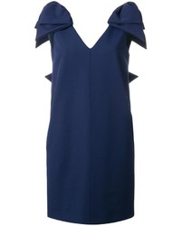 Темно-синее платье от MSGM